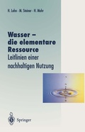Cover: Wasser - die elementare Ressource - Springer
