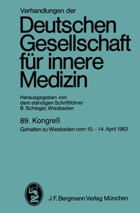 Abbildung von: Verhandlungen der Deutschen Gesellschaft für innere Medizin - J.F. Bergmann-Verlag