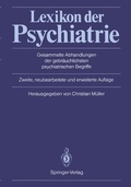 Cover: Lexikon der Psychiatrie - Springer