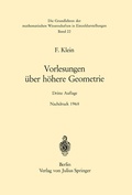 Cover: Vorlesungen &uuml;ber H&ouml;here Geometrie - Springer