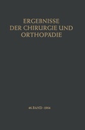 Cover: Ergebnisse der Chirurgie und Orthop&auml;die - Springer