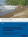 Cover: G&uuml;tesiegel zur Einflussnahme auf die touristische Entwicklung einer Destination - ibidem