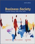 Cover: Business and Society: Corporate Strategy, Public Policy and Ethics - McGraw-Hill Education (ISE Editions)