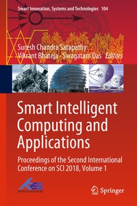 Enlarge image Cover: Smart Intelligent Computing and Applications - Springer