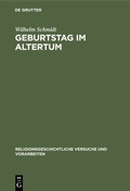 Cover: Geburtstag im Altertum - De Gruyter