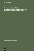 Cover: Grundbuchrecht - De Gruyter