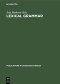 Cover: Lexical grammar - De Gruyter Mouton