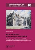Cover: Recht zwischen Wissenschaft und Politik - Aschendorff