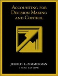 Cover: Accounting for Decision Making and Control - Irwin Professional Publishing