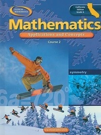 Enlarge image Cover: Glencoe Mathematics Course 2 California Edition - McGraw-Hill/Glencoe