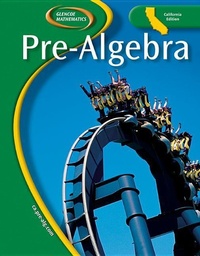 Abbildung von: Pre-Algebra, California Ediiton - McGraw-Hill/Glencoe
