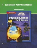 Cover: Glencoe Physical Iscience with Earth Iscience, Grade 8, Laboratory Manual, Student Edition - McGraw-Hill Inc.,US