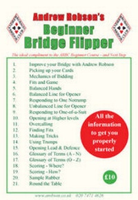 Abbildung von: Andrew Beginner Bridge Flipper - Andrew Robson Bridge Club