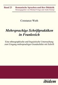 Cover: Mehrsprachige Schriftpraktiken in Frankreich - ibidem