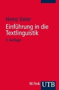 Cover: Einf&uuml;hrung in die Textlinguistik - UTB
