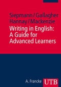Cover: Writing in English: A Guide for Advanced Learners - UTB