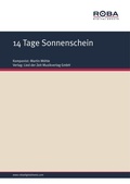 Cover: 14 Tage Sonnenschein - Roba Music Verlag