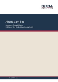 Enlarge image Cover: Abends am See - Roba Music Verlag