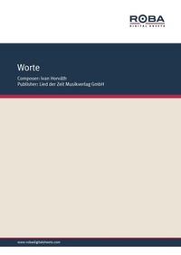Enlarge image Cover: Worte - Roba Music Verlag