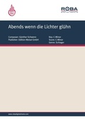 Cover: Abends wenn die Lichter gl&uuml;hn - Roba Music Verlag