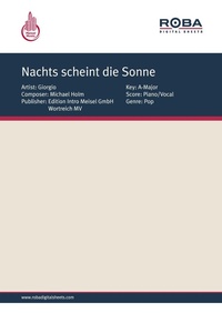 Enlarge image Cover: Nachts scheint die Sonne - Roba Music Verlag