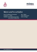 Cover: Wenn and're schlafen - Roba Music Verlag