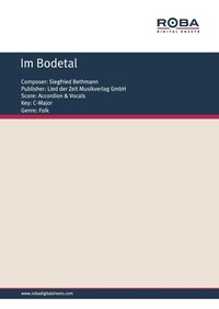 Enlarge image Cover: Im Bodetal - Roba Music Verlag