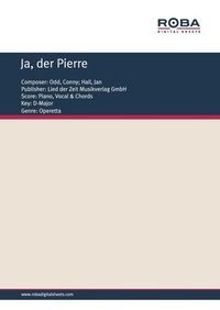Enlarge image Cover: Ja, der Pierre - Roba Music Verlag