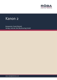 Enlarge image Cover: Kanon 2 - Roba Music Verlag