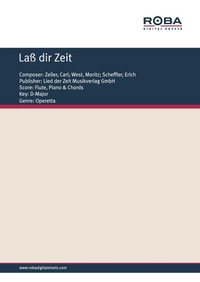 Enlarge image Cover: Laß dir Zeit - Roba Music Verlag