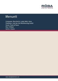 Enlarge image Cover: Menuett - Roba Music Verlag