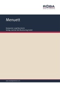 Cover: Menuett - Roba Music Verlag