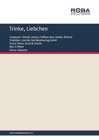 Enlarge image Cover: Trinke, Liebchen - Roba Music Verlag
