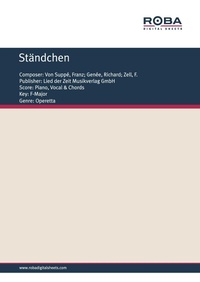 Enlarge image Cover: Ständchen - Roba Music Verlag