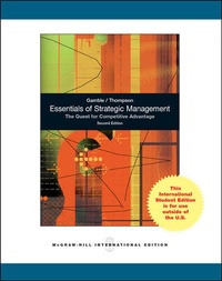 Enlarge image Cover: Essentials of Strategic Management: The Quest for Competitive Advantage - McGraw-Hill Professional