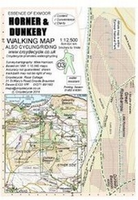 Abbildung von: Horner & Dunkery Walking Map - Croydecycle