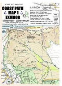 Abbildung von: Coast Path Map1: Exmoor (57) - Croydecycle