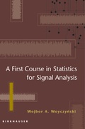 Cover: A First Course in Statistics for Signal Analysis - Birkh&auml;user