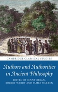Cover: Authors and Authorities in Ancient Philosophy - Cambridge University Press