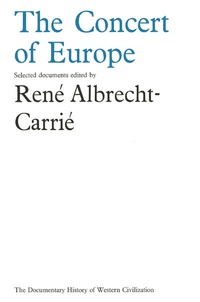 Enlarge image Cover: Concert of Europe - Palgrave Macmillan
