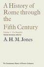Cover: A History of Rome through the Fifth Century - Palgrave Macmillan