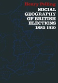 Cover: Social Geography of British Elections 1885-1910 - Palgrave Macmillan