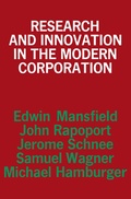 Cover: Research and Innovation in the Modern Corporation - Palgrave Macmillan