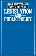 Cover: Legislation and Public Policy - Palgrave Macmillan