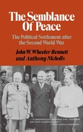 Cover: Semblance of Peace - Palgrave Macmillan