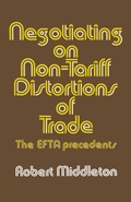 Cover: Negotiating on Non-tariff Distortions of Trade - Palgrave Macmillan
