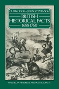 Cover: British Historical Facts: 1688-1760 - Palgrave Macmillan