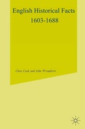 Cover: English Historical Facts, 1603-1688 - Palgrave Macmillan