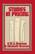 Cover: Studies in Pricing - Palgrave Macmillan