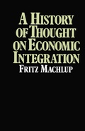 Cover: A History of Thought on Economic Integration - Palgrave Macmillan